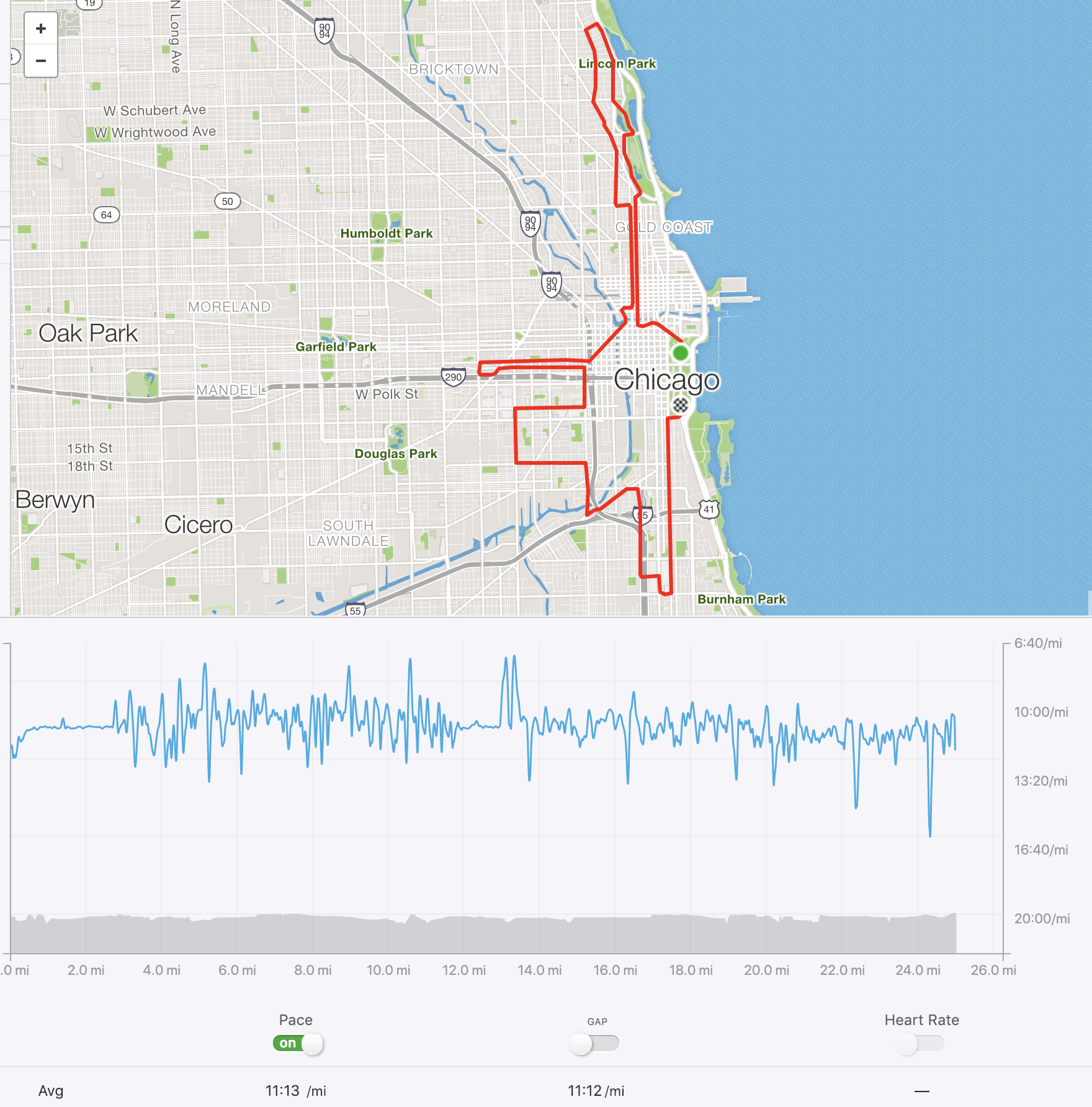 Chicago Marathon Map Photos